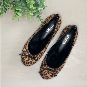 Chico’s Animal Print Lined Flats